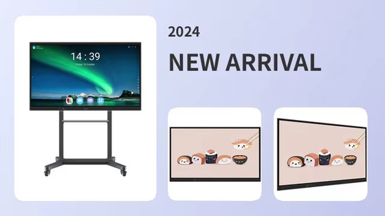 75 اینچ IR صفحه سفید تعاملی LCD صفحه هوشمند برای کنفرانس کلاس