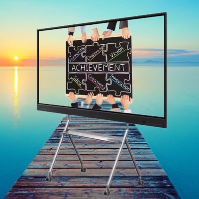 IBoard Factory ۸۶ اینچ صفحه سفید دیجیتال تعاملی صفحه نمایش هوشمند لمسی برای آموزش مدرسه دفتر کنفرانس آنلاین