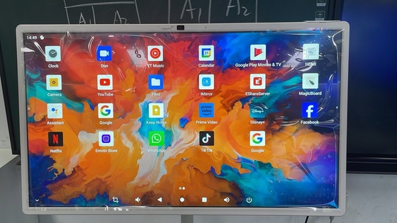 32 اینچ iBoard صفحه سفید تعاملی صفحه نمایش لمسی تلویزیون هوشمند صفحه نمایش قابل حمل
