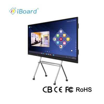 CIboard 65 اینچ مانیتورهای تلویزیون هوشمند Blackboard Interactive Flat Panel Touch Screen با همه در یک کامپیوتر از تجهیزات جلسه