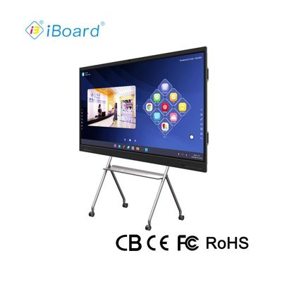 Iboard Factory Direct 75 Inch 4K Multi Touch Smart Screen Interactive Flat Panel Display Whiteboard برای جلسات و تدریس