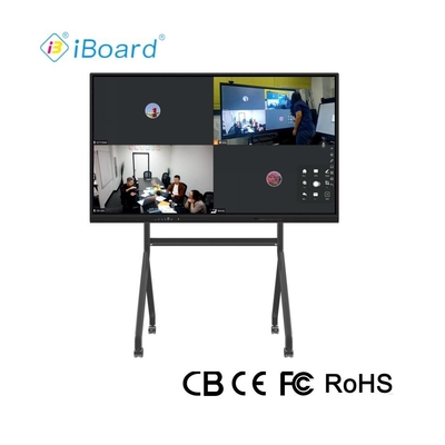 صفحه آموزشی LCD 65 اینچی صفحه نمایش تعاملی چند لمسی صفحه هوشمند صفحه تعاملی صفحه الکترونیکی