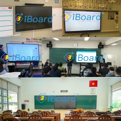 Blackboard هوشمند با 75 تا 86 اینچ Android touch panel board با دوربین و میکروفون برای آموزش و پرورش