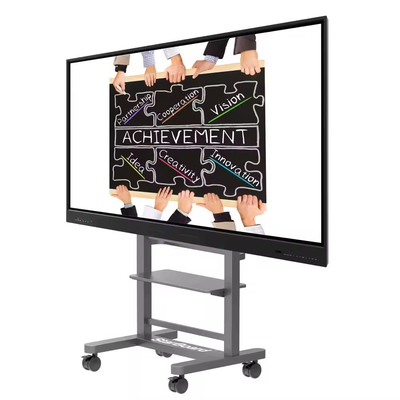 قیمت کارخانه 4k 55 65 75 85 96 110 اینچ صفحه لمسی چند زبان نرم افزار LCD هوشمند اندروید صفحه تعاملی