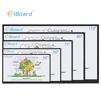 55 65 75 86 اینچ 4K LCD Interactive Whiteboard پانل دیجیتال کلاس درس هوشمند صفحه الکترونیکی دیجیتال صفحه هوشمند برای تدریس