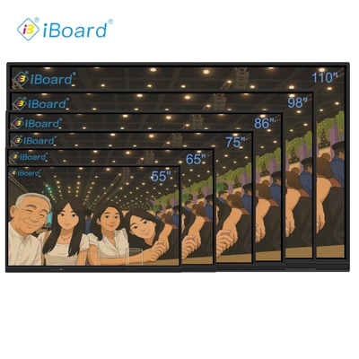 55 65 75 86 98 اینچ صفحه لمسی LCD 4K تعاملی صفحه سفید صفحه هوشمند کلاس درس صفحه الکترونیکی صفحه هوشمند دیجیتال برای تدریس