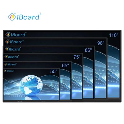 65 75 86 98 110 اینچ 4K LCD Interactive Smart Board پنل لمسی صفحه نمایش هوشمند برای کلاس بورس الکترونیکی دیجیتال