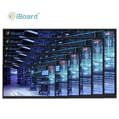 65 75 86 98 اینچ صفحه لمسی LCD 4K تعاملی صفحه سفید هوشمند کلاس درس صفحه الکترونیکی دیجیتال صفحه هوشمند برای تدریس