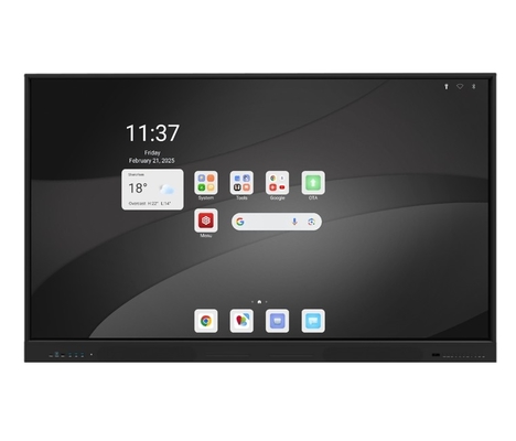 اندروید پیشرفته (16+256GB) 75 اینچ پانل مسطح تعاملی پشتیبانی سیستم دوگانه
