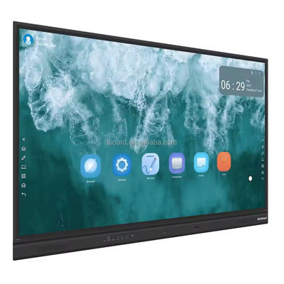 IBoard 55 اینچ 4K Whiteboard تعاملی LCD Smart Board پنجره اندروید همه در یک صفحه نمایش لمسی برای آموزش در مدرسه