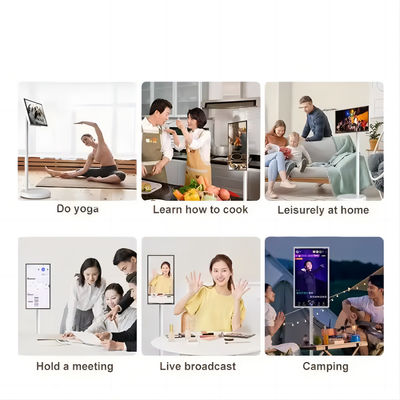 IBoard 27 32 اینچ اندروید 13 پانل لمسی داخل سلول تلویزیون هوشمند صفحه نمایش لمسی LCD مانیتور صفحه نمایش لمسی قابل جابجایی قابل چرخش با باتری