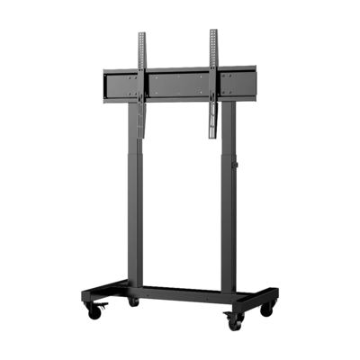 تلویزیون کف ایستاده موبایلی ارتفاع ایستاده قابل تنظیم TV Cart Mount برای تلویزیون های هوشمند رابط