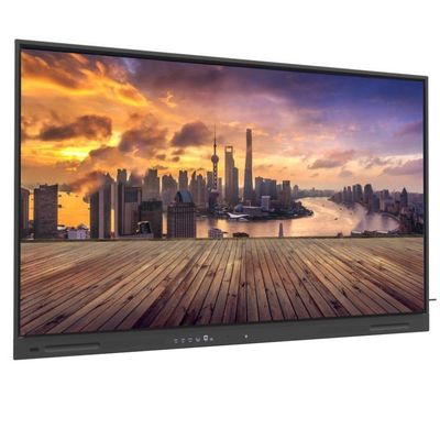 صفحه هوشمند LCD تجربه Chromebook MAC Linux Windows را با خروجی HDMI USB VGA برای صفحه 65 75 86 اینچی ارتقا دهید