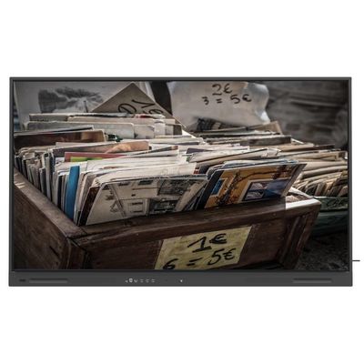 کسب و کار خود را با صفحه هوشمند LCD سیاه با خروجی های USB و 350cd / m2 WIFI و اشتراک بی سیم 110 اینچ افزایش دهید