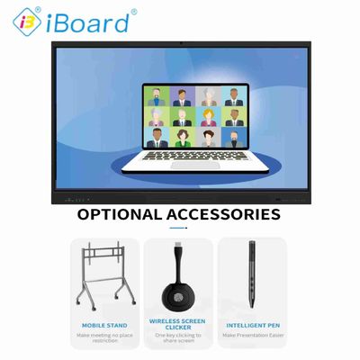 قیمت کارخانه صفحه لمسی 4k نرم افزار چند زبانه LCD Smart Board اندروید صفحه تعاملی برای مدرسه