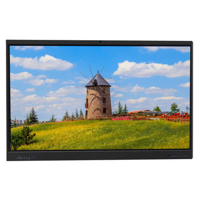 صفحه نمایش هوشمند تعاملی LED 65 اینچ 4K UHD با لمسی اندروید 14 دوربین مجهز به میکروفون اسپیکر PC وای فای مناسب برای تدریس در مدرسه ، کنفرانس و استفاده از دفتر