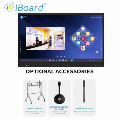 قیمت کارخانه ای تخته تعاملی IBoard 65 اینچی با صفحه لمسی مادون قرمز و رم 3G
