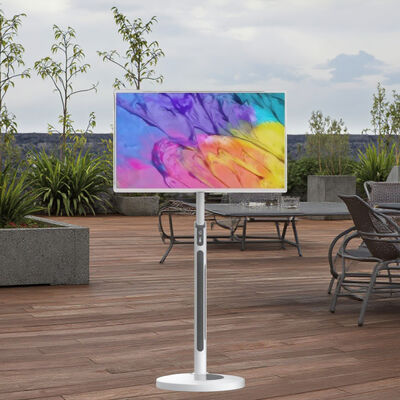 نمایشگر هوشمند تعاملی سرگرمی 27 و 32 اینچی، مانیتور قابل حمل، اندروید 13، 8+128 گیگابایت، صفحه لمسی، دوربین داخلی، باتری برای 5-6 ساعت دوام دارد.