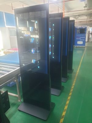 عمده فروشی با اسکن سفارش 23.8 اینچ 27 اینچ 32 اینچ طبقه ایستاده صفحه نمایش سیگنال دیجیتال تبلیغات طبقه ایستاده کیوسک ظرفیت لمس با سیستم اندروید یا ویندوز