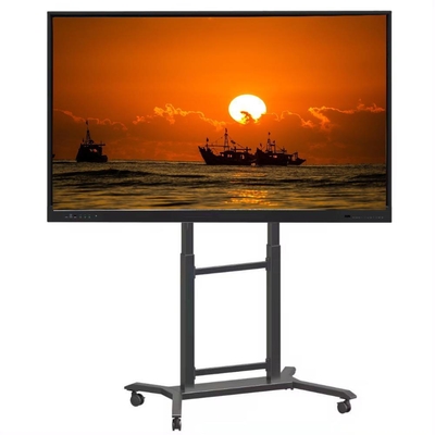 قیمت کارخانه 4k 65 75 85 96 110 اینچ صفحه نمایش لمسی نرم افزار چند زبانه ال سی دی برد هوشمند اندروید برد تعاملی