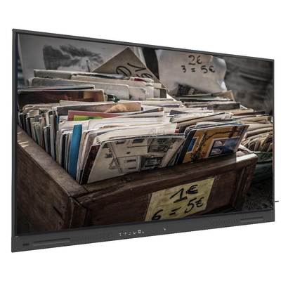 صفحه نمایش تخت تعاملی 110 اینچ صفحه نمایش بزرگ اندروید OPS PC USB HDMI TYPE-C پورت های اتصال همه در یک 50 نقطه لمس دیوار نوع تلفن همراه