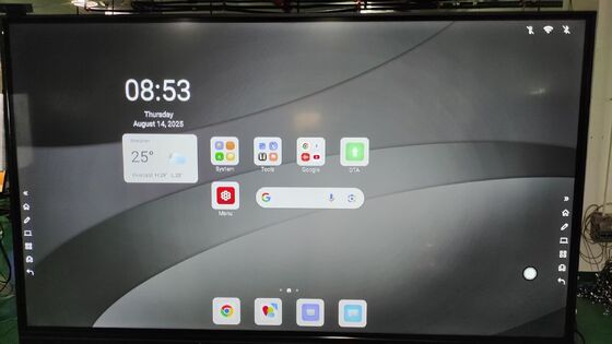 تخته سفید تعاملی ال‌سی‌دی صفحه لمسی مانیتور صفحه لمسی تعاملی برای اتاق‌های جلسه