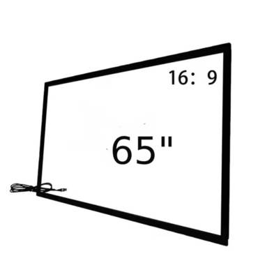 قاب لمسی مادون قرمز پوشش 32 43 49 55 65 75 اینچ 40 نقاط لمسی مادون قرمز با اتصال USB برای مانیتور تلویزیون توتم کیوسک دیجیتال