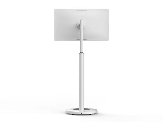 تخته هوشمند ال سی دی 32 اینچی اندروید، صفحه لمسی، دوربین، بلندگو، پخش کننده رسانه، مانیتور ویدئویی جلسه برای آموزش آنلاین اداری با پایه موبایل