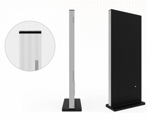 کیوسک صفحه لمسی 55 اینچ دیجیتال اندروید استندی مادون قرمز PCAP استندی کف لمسی دیواری اختیاری ویندوز OPS برای سوپرمارکت دفتر تجاری