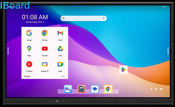 صفحه سفید تعاملی صدور گواهینامه Google EDLA 86 اینچی با CPU 8 هسته ای برای کلاس درس و کنفرانس