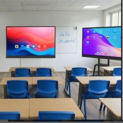 برد هوشمند تخته سفید تعاملی 86 اینچی Google EDLA برای کلاس درس و کنفرانس