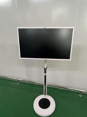 تلویزیون 32 اینچی قابل حمل هوشمند صفحه لمسی موبایل تلویزیون اندرویدی بی سیم روی چرخ