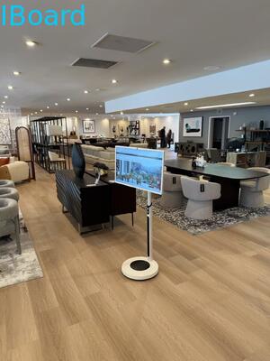 32 اینچ صفحه سفید تعاملی بی سیم با دوربین داخلی و تلویزیون قابل حمل هوشمند