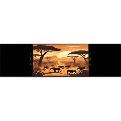 تخته سیاه هوشمند 75 اینچی با سیستم عامل دوگانه و لمس مادون قرمز برای کاربردهای تخته سفید تعاملی