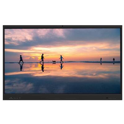 تخته سفید تعاملی قابل حمل 75 اینچی با شکاف صفر، وای‌فای و نرم‌افزار آموزشی یکپارچه