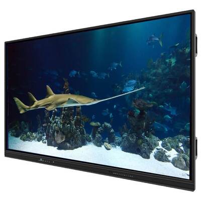 صفحه سفید تعاملی 4K Ultra HD 40 نقطه ای چند لمسی با قاب آلومینیوم آلیاژ صفحه هوشمند برای آموزش