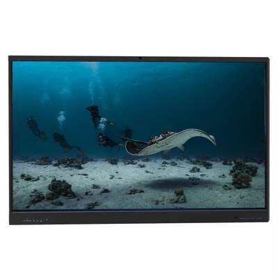 تخته سفید تعاملی IBoard 55-98 اینچی، تخته هوشمند آموزشی با نمایشگر 4K HD، سیستم دوگانه ویندوز و اندروید، شیشه ضد انعکاس نور تمپر شده