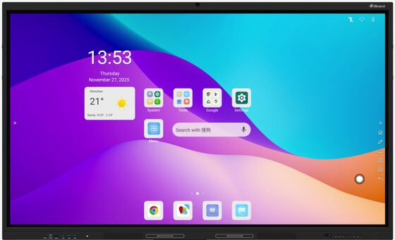 تخته‌های هوشمند تعاملی 75 اینچی 4K EDLA برای کنفرانس مدرسه