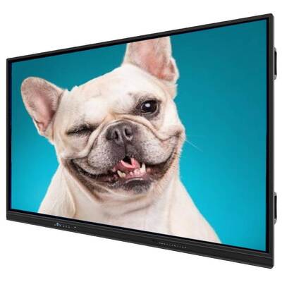 پانل مسطح تعاملی با دو کلید سریع دو طرفه پشتیبانی از سنسور نور و دمای کار 0 ° C ~ 50 ° C برای جلسات کاری