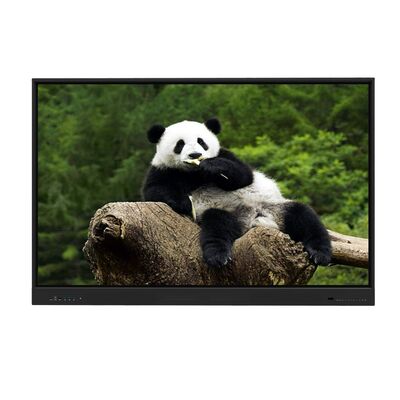 65/75/86 اینچ رزولوشن 4K پانل مسطح تعاملی صفحه سفید هوشمند با چند لمسی و اندروید / ویندوز / لینوکس / مک OS