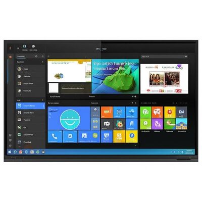 86 اینچی پنل تخت تعاملی با اندروید و وای فای و نرم افزار تخته سفید یکپارچه برای کلاس ها و دفاتر