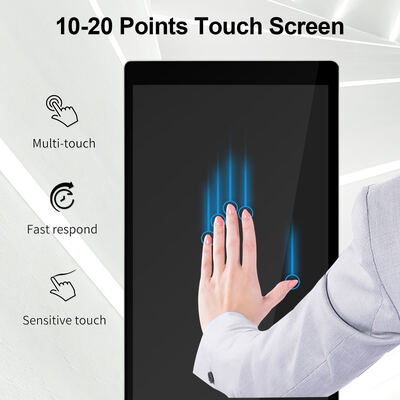 پایه عمودی IBOARD سایز 43 50 55 65 75 اینچ صفحه نمایش تبلیغاتی LCD کیوسک دیجیتال نمایشگر LED برای نمایشگاه