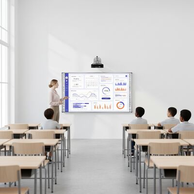 صفحه نمایش تعاملی RoHS 85 اینچ کلیدهای میانبر دو طرفه برای آموزش