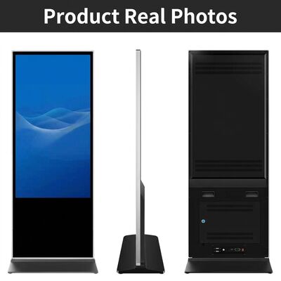 43 اینچ حالت نمایش سیاه سیگنال دیجیتال با مدیریت محتوای از راه دور و اندازه صفحه نمایش سفارشی برای نمایش تبلیغات بهبود یافته