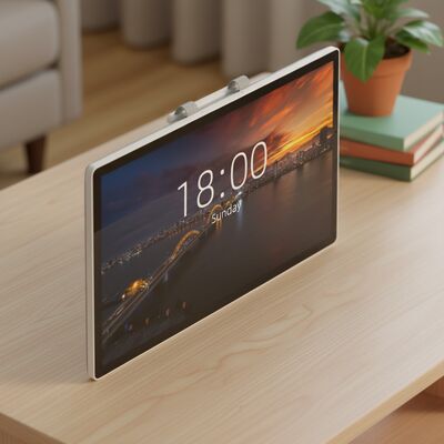 اسکنر کد QR ساخته شده با صفحه لمسی کیوسک سبک مد با نسبت کنتراست 4000 به 1 طراحی شده برای تعامل با مشتری