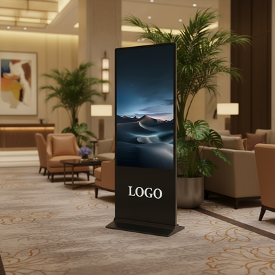 55/65/75 Indoor Touch Screen LCD Advertising Totem Vertical Kiosk CMS Software LED Display Digital Signage and Displays