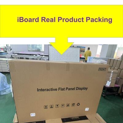 iBoard Interactive Flat Panel 98 Inch 4k Resolution Smart Touch with New Android System Equipment for Classroom Office Meeting