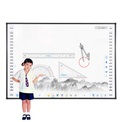 فضای باز IR Interactive Whiteboard 82 "چند لمسی با پشتیبانی از پروژکتور از همه سیستم ها