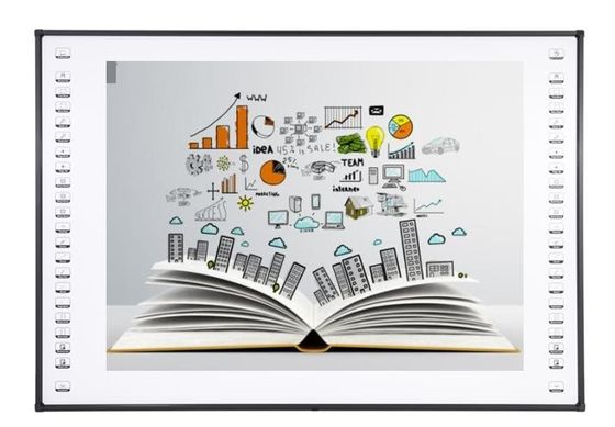 تخته سفید تعاملی مادون قرمز 86 اینچی برای پروژکتور با CE Rohs FCC تخته های تعاملی