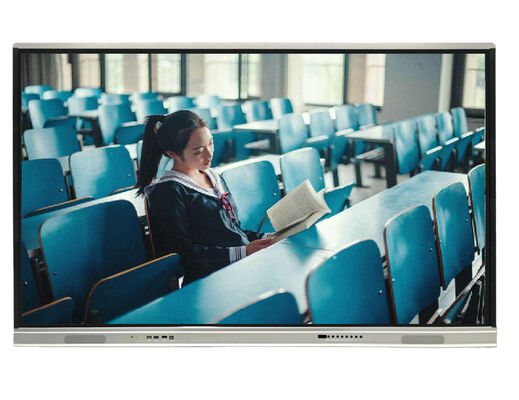 65 اینچ 4K رزولوشن مادون قرمز لمس تعاملی صفحه سفید هوشمند برای آموزش و کنفرانس